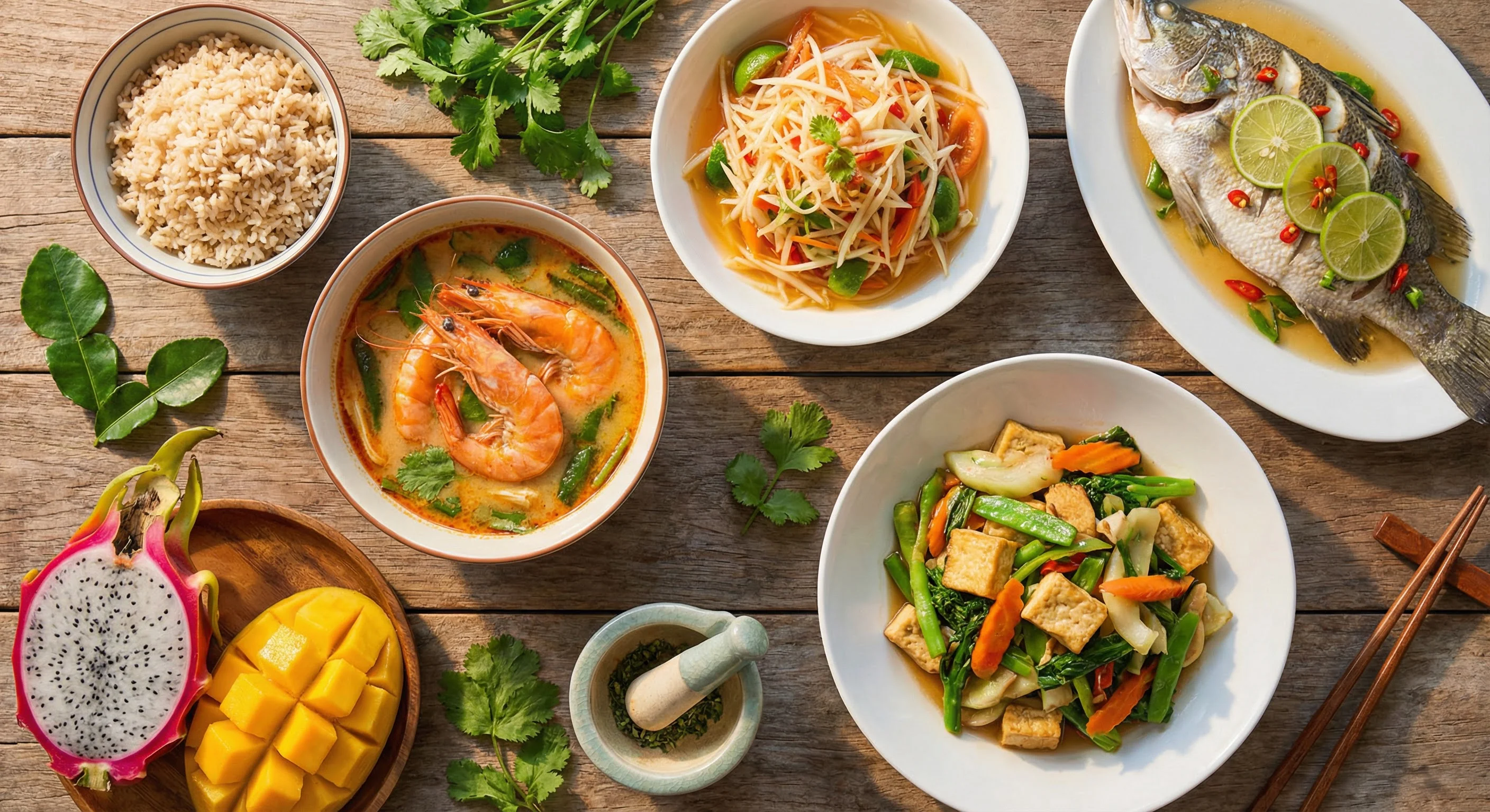 บริการแผนอาหารไทยเพื่อสุขภาพ